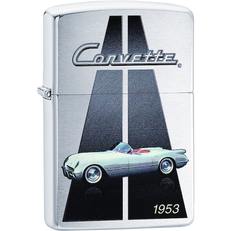 Zippo 2024 Zippo Custom Corvette 1953 Brushed Chrome ZIP-200CI403858